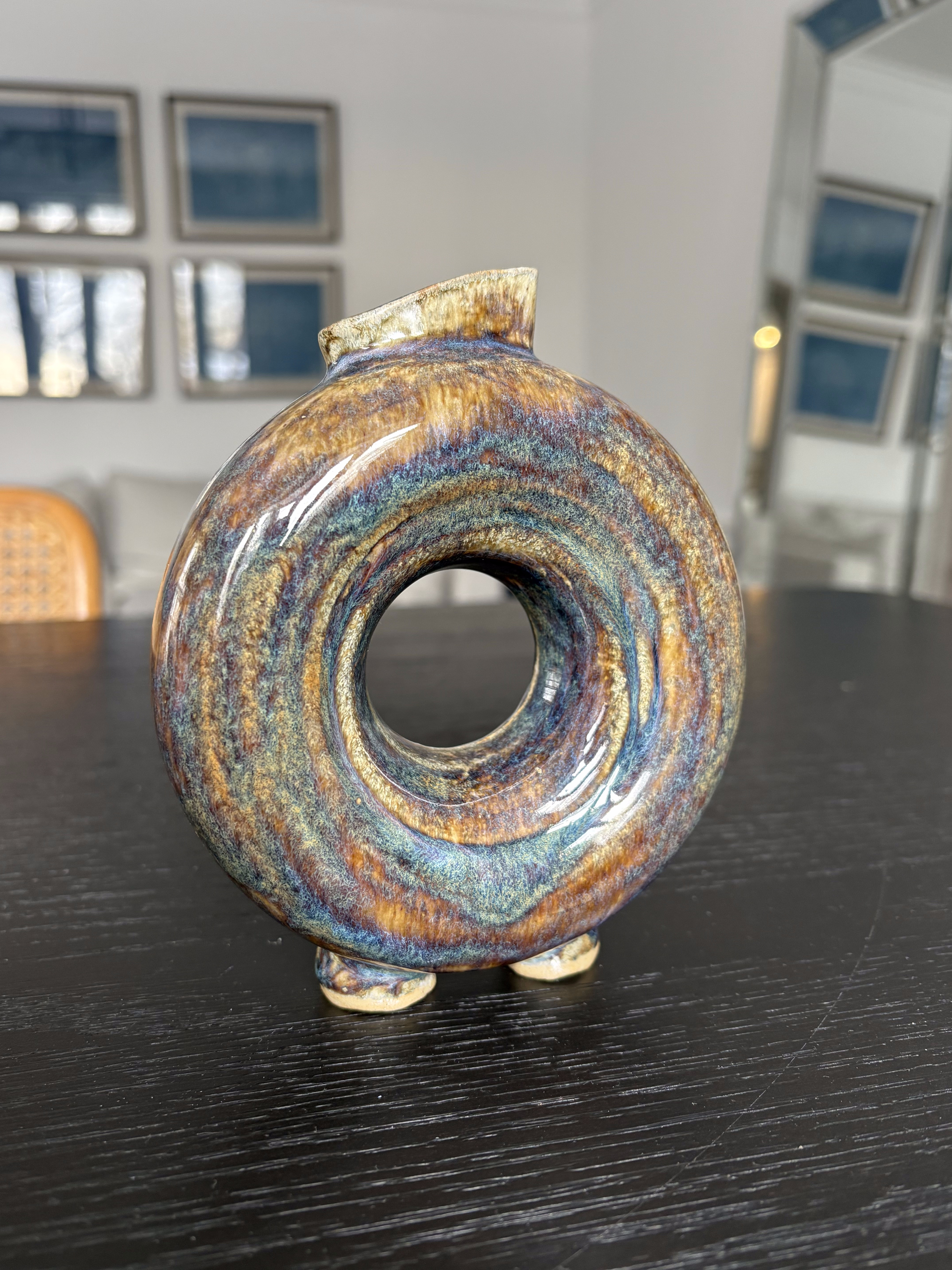 Handcrafted pottery piece