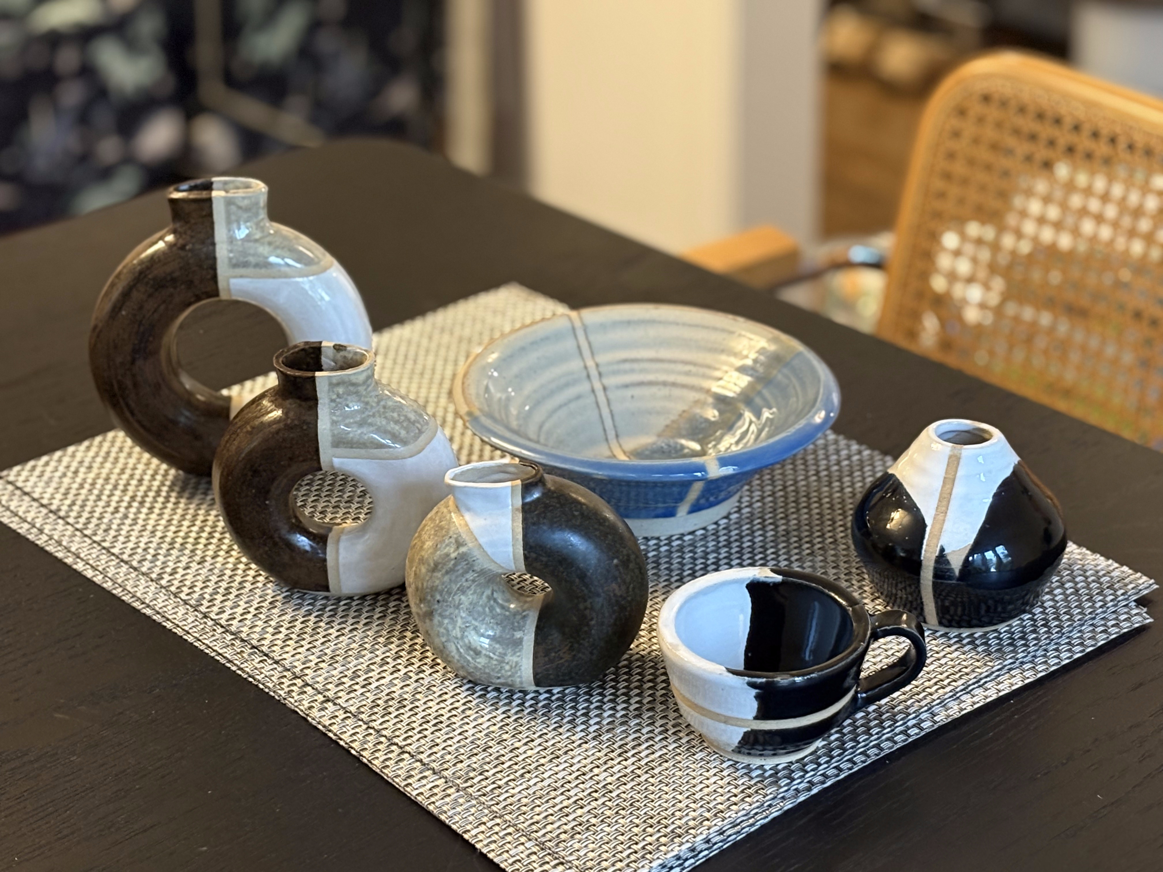 Handcrafted pottery piece